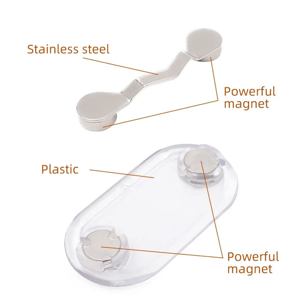 Magnetic Glass Holder, Multifunction Hang Eyeglass Holder, Portable Clothes Magnet Clip, Glasses Brooch Clips Magnetic Glass Holder, Multifunction Hang Eyeglass Holder, Portable Clothes Magnet Clip, Glasses Brooch Clips